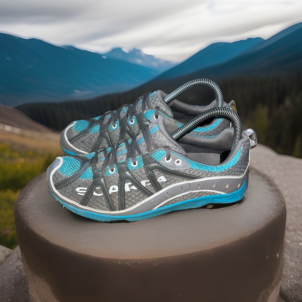Scarpa Gecko Lt Approach Shoe - Men's Sz 7 Or Women's Sz 8 Hike Trail Shoe Clean